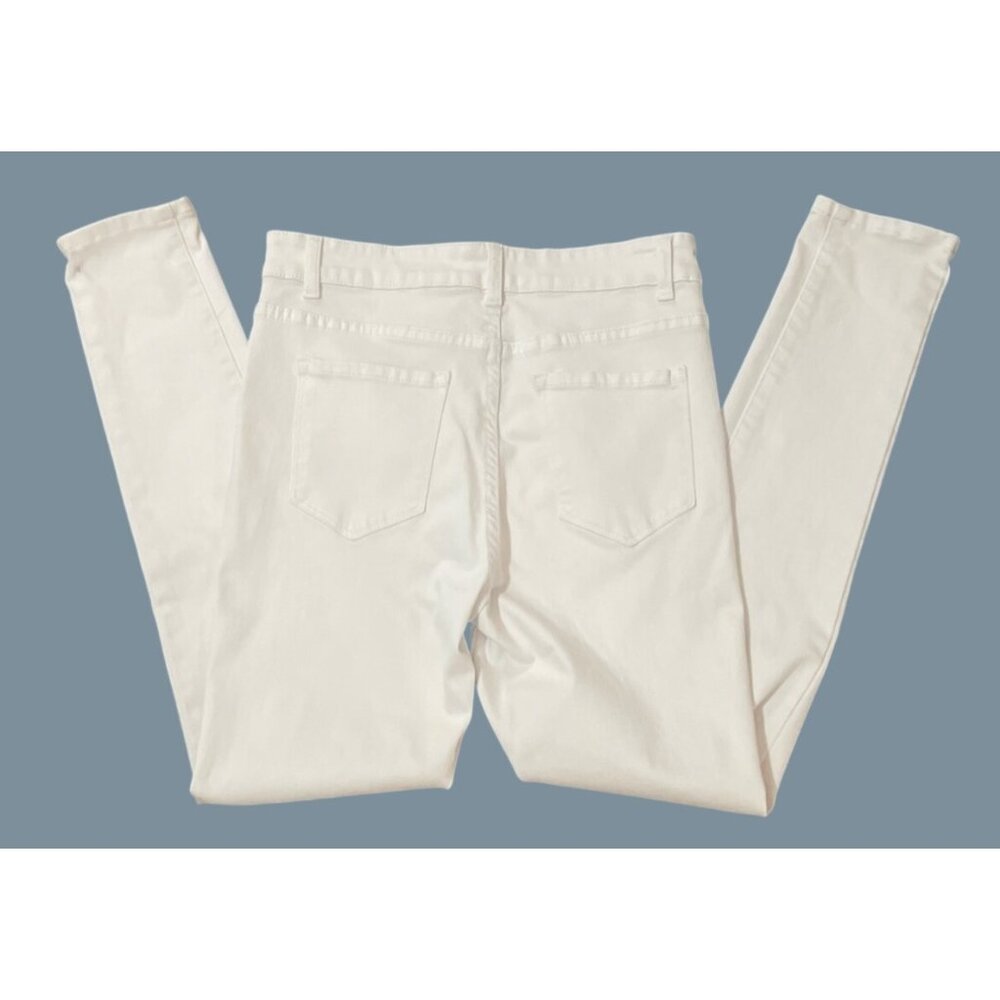 Lior Paris Womens White Jackie Skinny Jeans Size 8 Classic Preppy Comfort - Picture 5 of 5